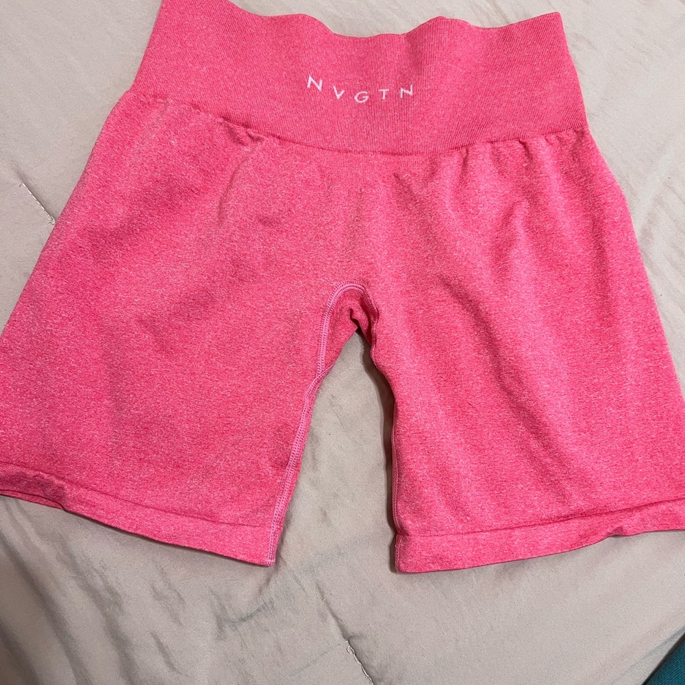 NVGTN Women's Bright Pink Bike Shorts